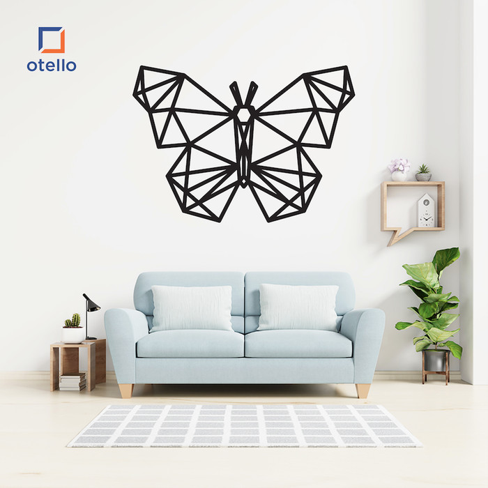 Wall Sticker Butterfly Kupu Kupu Stiker Akrilik Timbul Hiasan Dinding