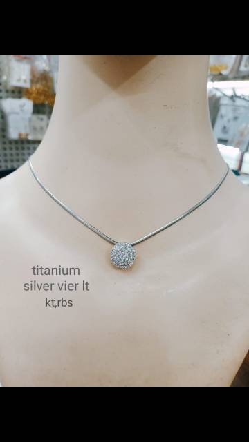 Kalung rante titanium,awet,tahan lama,tidak luntur