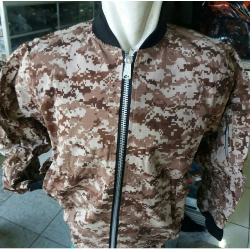 Jaket Bomber Loreng Dessert Gurun