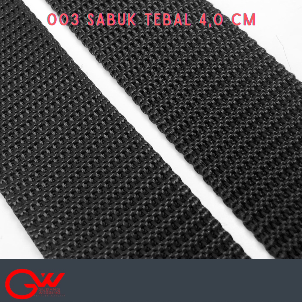 003 SABUK TEBAL 4,0 CM HITAM