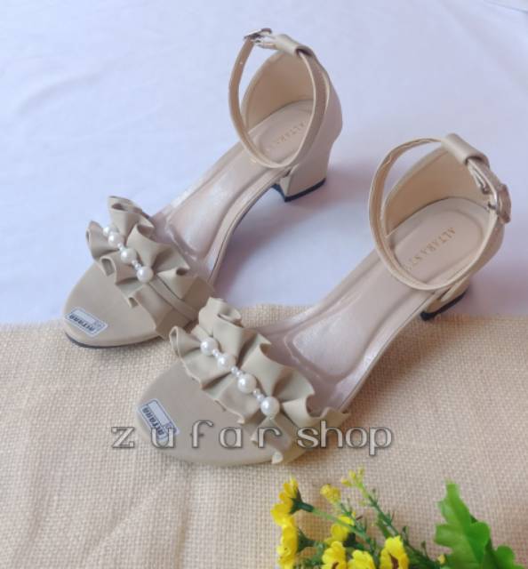 ZUFAR - Kirei Heels Wanita (AG-42) HEELS SANDALS VIRAL gitu loh / SANDAL HEELS MUTIARA