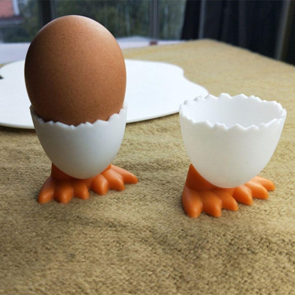 Top1 /2 /4Pcs Egg Cup Holder Rebus Kreatif Pembuka Wadah Telur