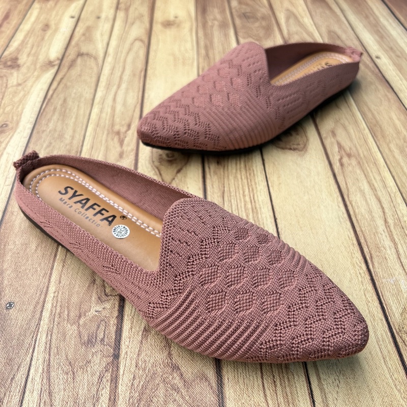 MARASYAFFA - SEPATU FLAT RAJUT WANITA SF52