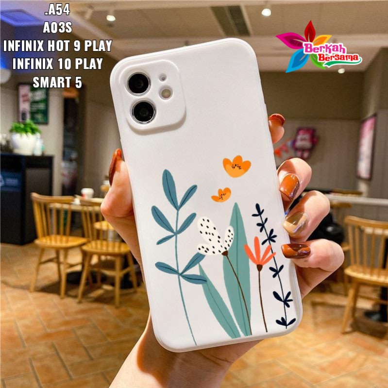 SS079 Case For OPPO A15 A15S A16 A37 NEO 9 A57 A39 A71 A83  A9 A5 A52 A92 A53 A33 A54 A74 A95 A31 A8 2020 A93 A53 2015 Heart Flower Softcase Casing Hp BB5798