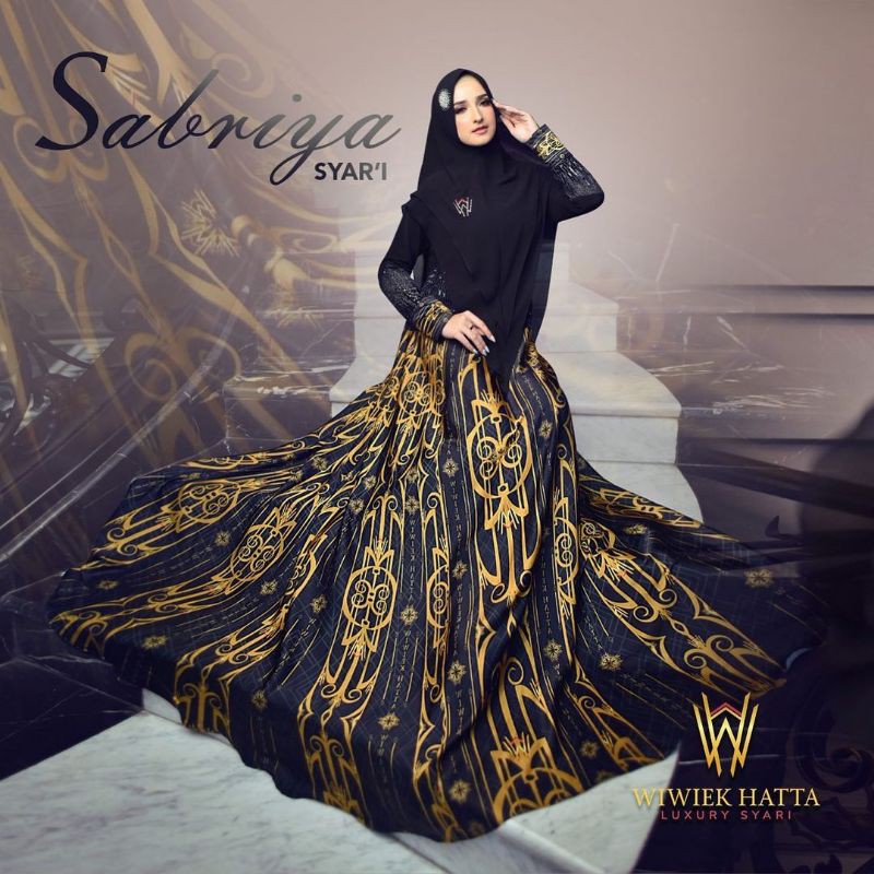 Sabriya Syari Original by Wiwiek Hatta Luxury Syari Gamis Sultan