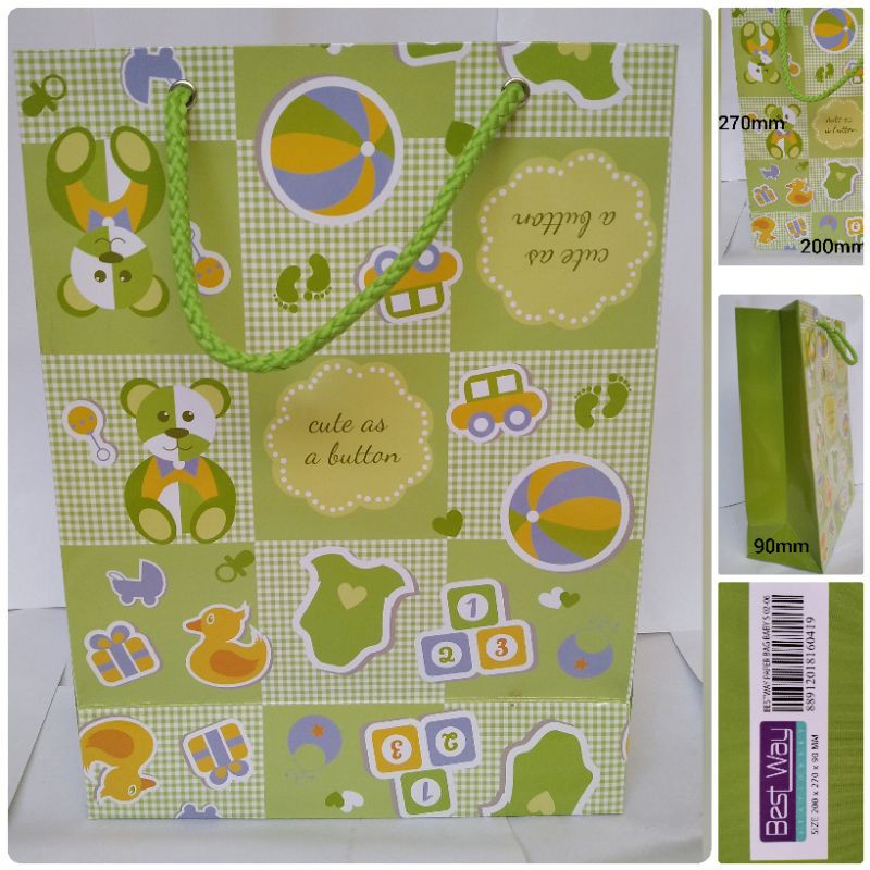 

Paper Bag print ukuran Kecil (S) Shopping Bag Goodie bag Print