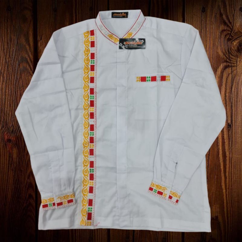 Koko bordir Karawang Aceh Original