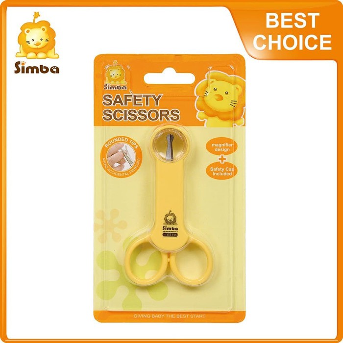 SIMBA BABY SCISSORS WITH MAGNIFIER