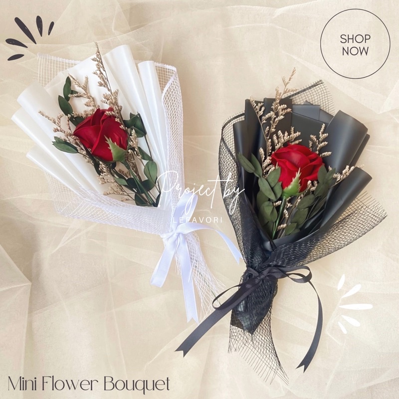 Mini Bouqet | Buket Mini | Soap Flower Bouquet | Caspea Bouquet | Dried Flower Bouquet | Buket Bunga