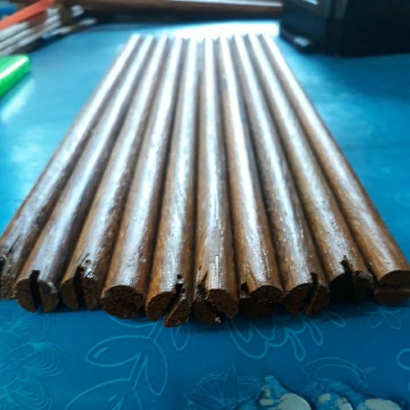Tangkringan lovebird dowel/bulat kayu glugu/kelapa (1pasang)