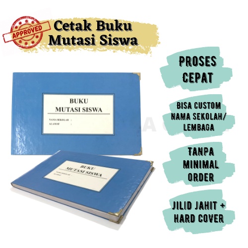 

Buku Mutasi Siswa Murid Peserta Didik Pindahan SMP MTs K13 Murah Terbaru