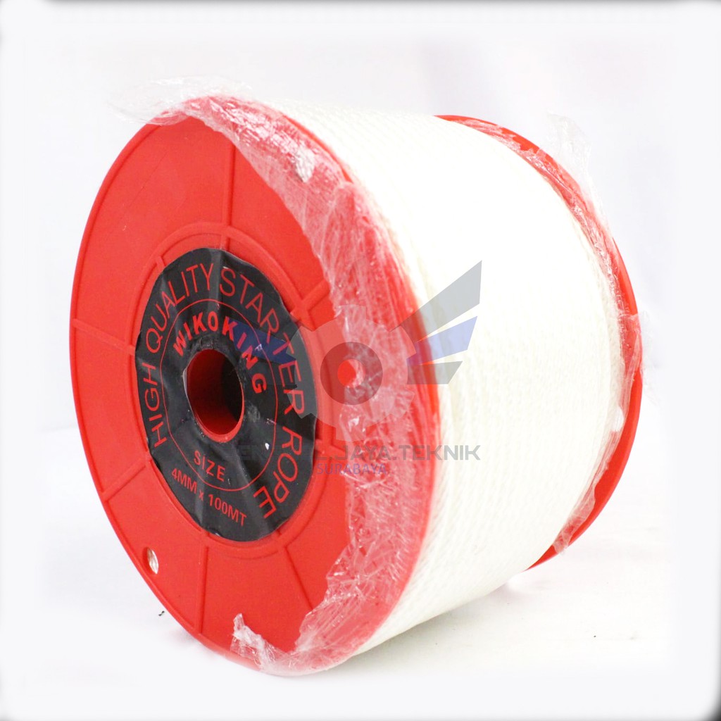 

Tali Nilon 4mm / Tali Starter Nylon 3mm/ 4mm/ 5mm Putih