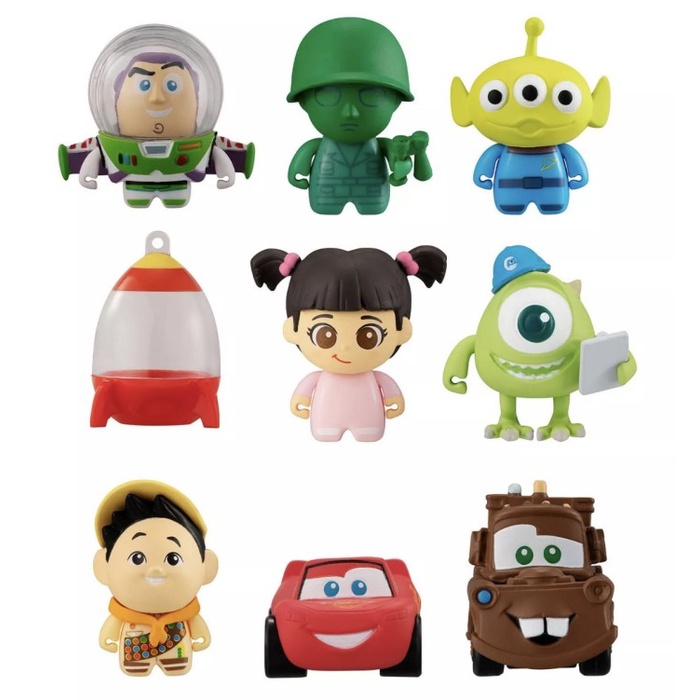 Promo!!! Bandai Pixar Friends Collechara Gashapon - Disney Toy Story Gacha Termurah