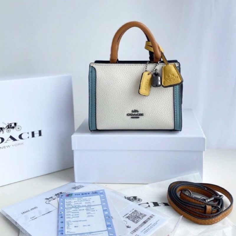 COACH MICRO ZOE CROSSBODY IN COLORBLOCK - COACH