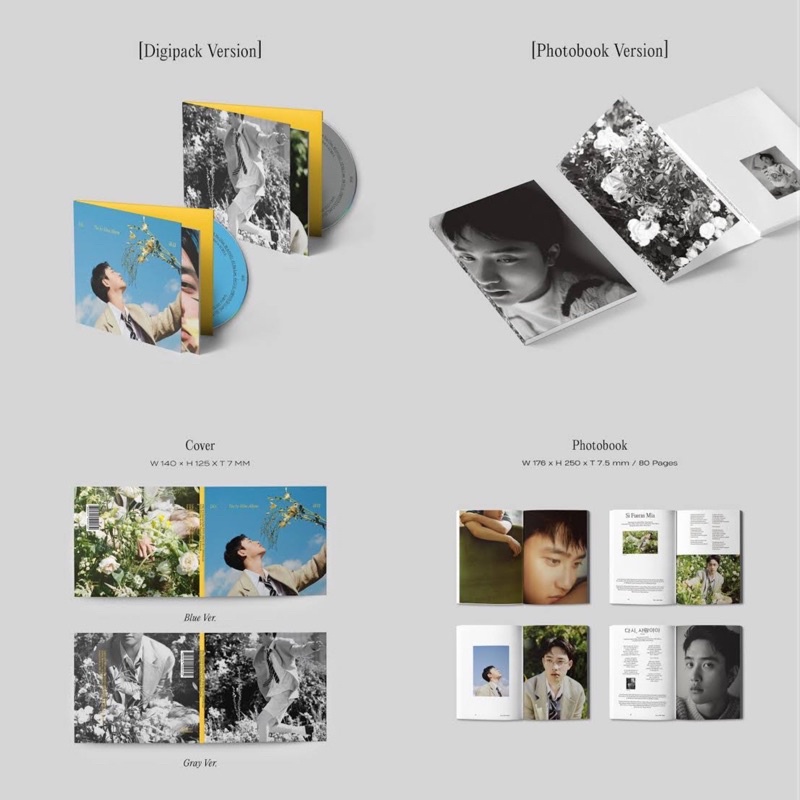 D.O EMPATHY ALBUM SEALED + POSTER (DIGIPACK & PHOTOBOOK VER.)