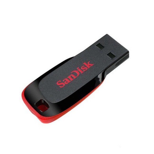 USB FLASHDISK FLASDISK FLASH DISK DRIVE MEMORY SANDISK CRUZER BLADE 64GB CZ50 PC LAPTOP KOMPUTER