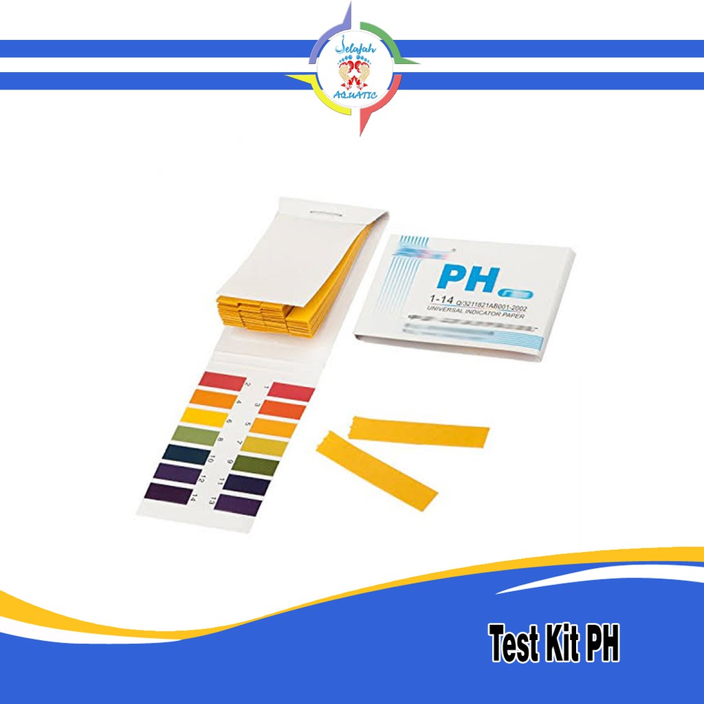 Termurah kertas PH air aquarium/kolam alat ukur PH air