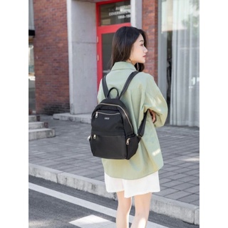 Jual En-Ji Junho backpack - black / Omala backpack Green / Omala