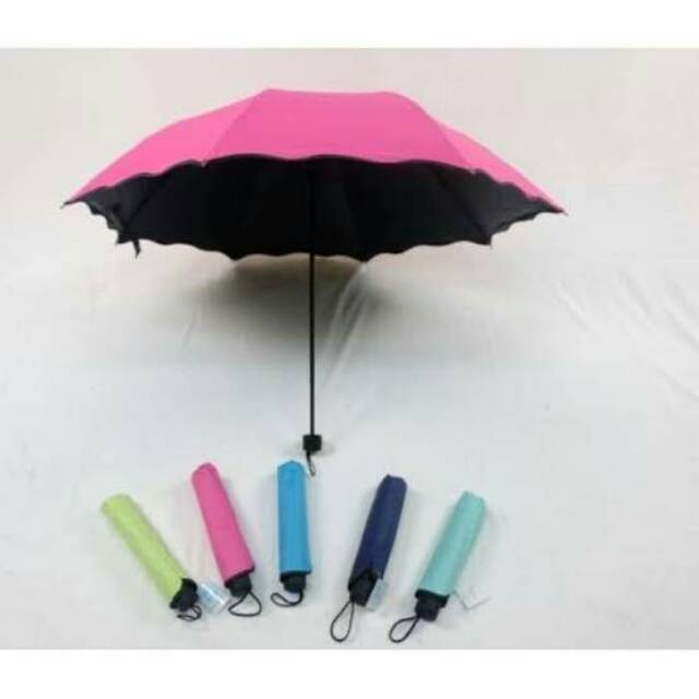 Payung Lipat Ajaib Magic Umbrella 3D Anti UV Tebal Kokoh