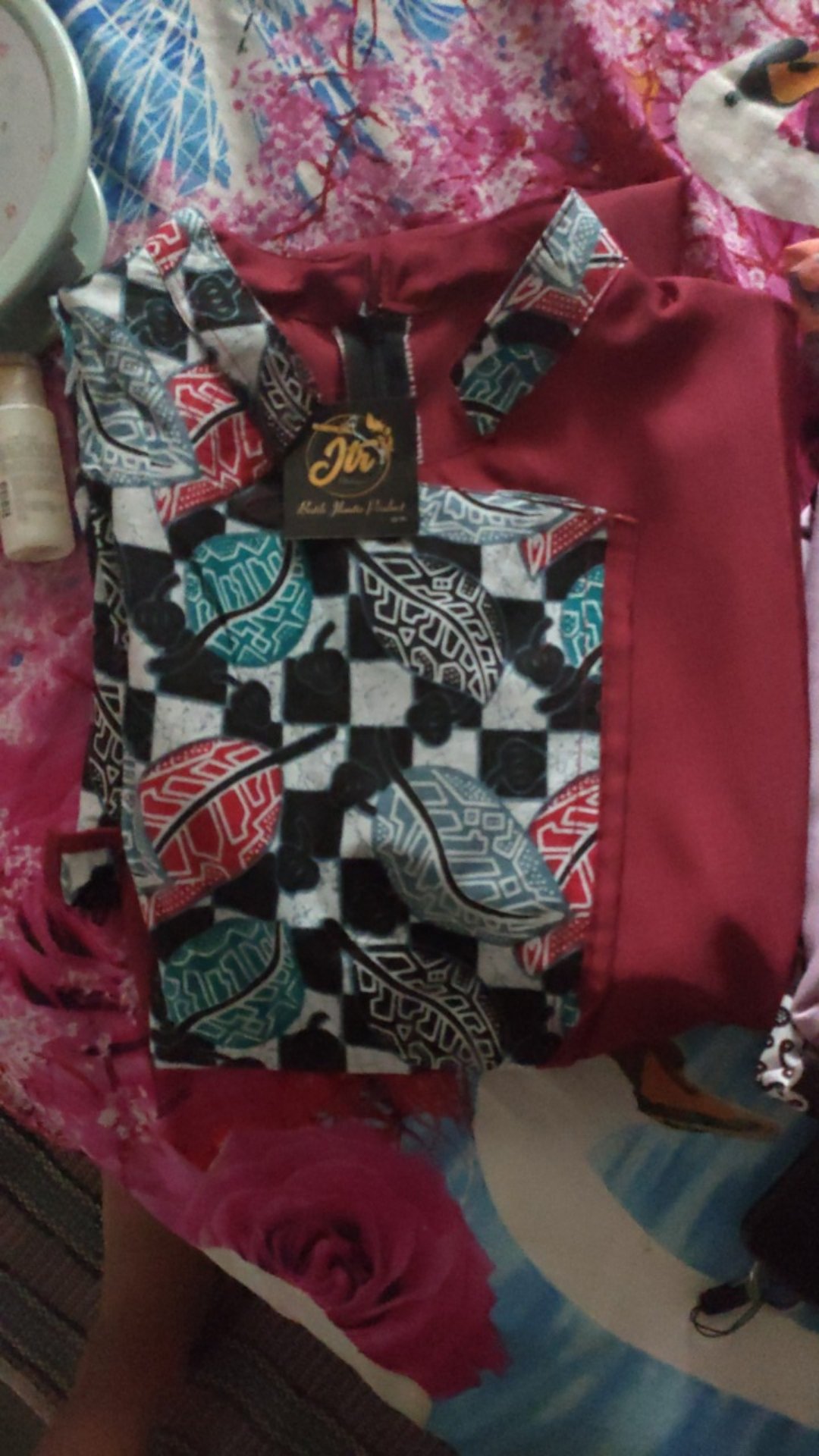 Batik Dolby Dolbi Dobby Doby Tenun Sutra Tulis Katun Atbm Baron Atasan Batik Wanita