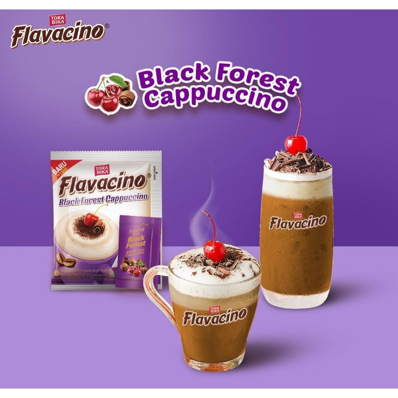 KOPI TORABIKA FLAVACINO BLACK FOREST CAPPUCCINO TORA BIKA 20,5g