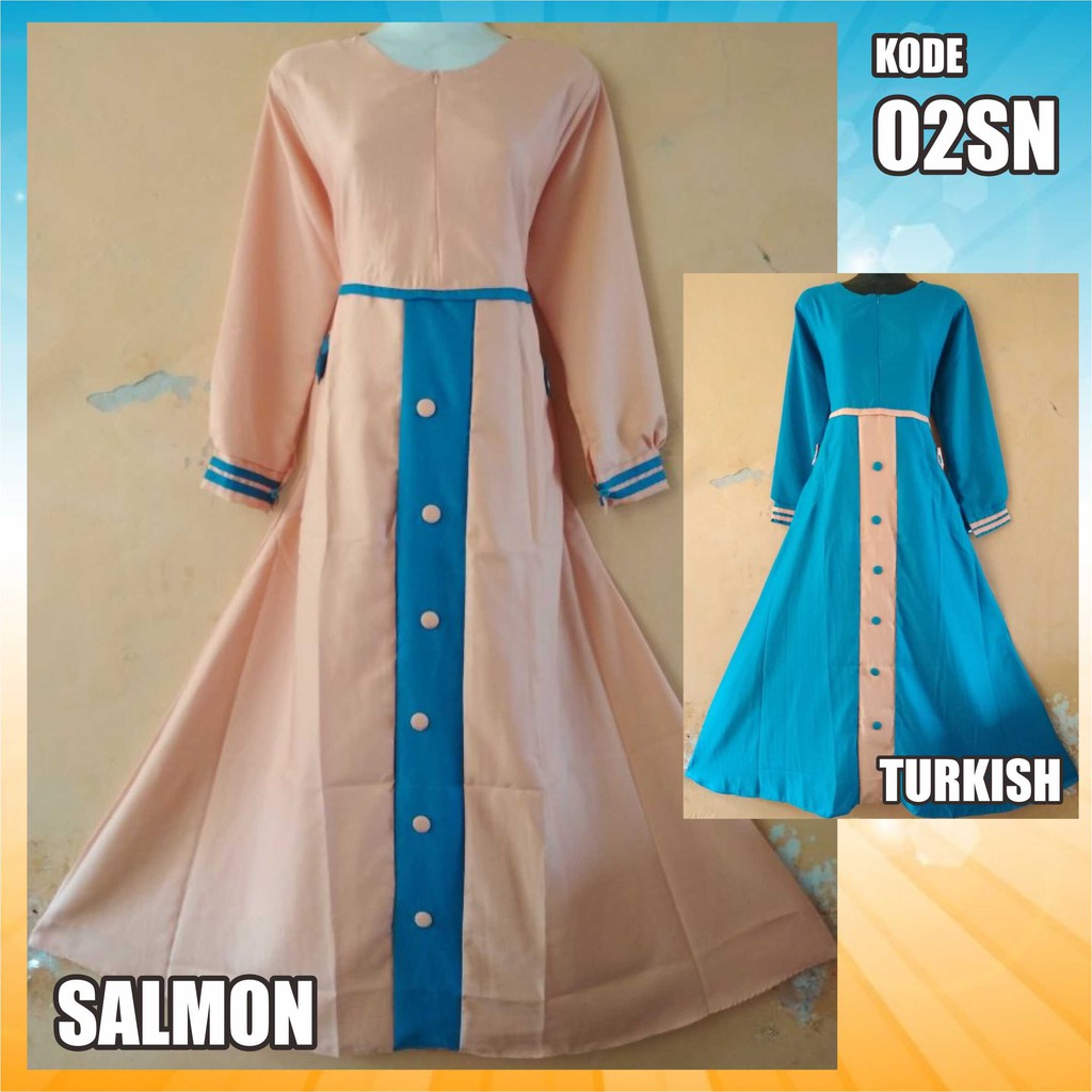 Baju Muslim Balotelli / Gamis / Dress / Gamis Syar'i / Kode 02SN