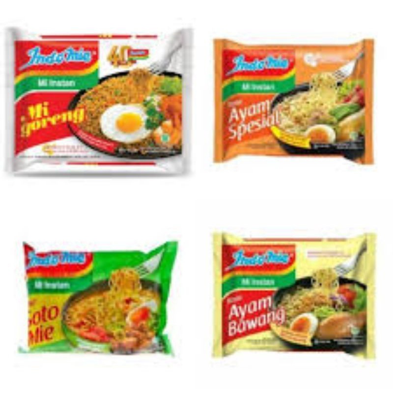 

MIE INSTAN GORENG KUAH INDOMIE SEDAAP ALL VARIAN