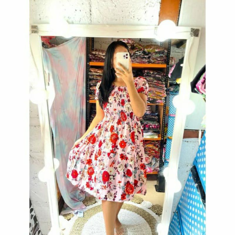 AFS - Daster Kerut Dada / Daster Payung Kerut / Daster Canda Kerut / Dress Kerut Canda