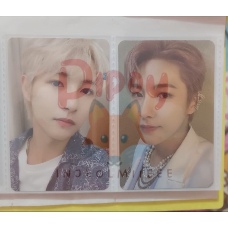 

kartu ucapan PC renjun photopack, pc resso past vers