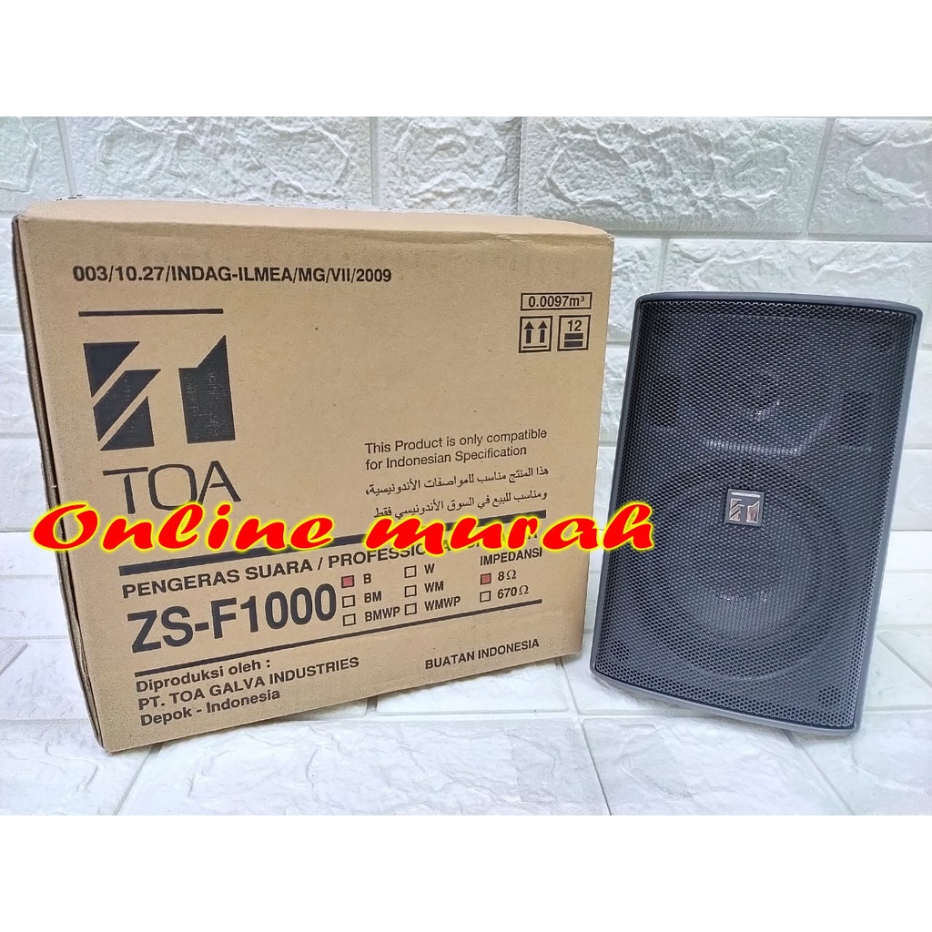 Speaker TOA ZS F 1000 B Original toa zs f1000b