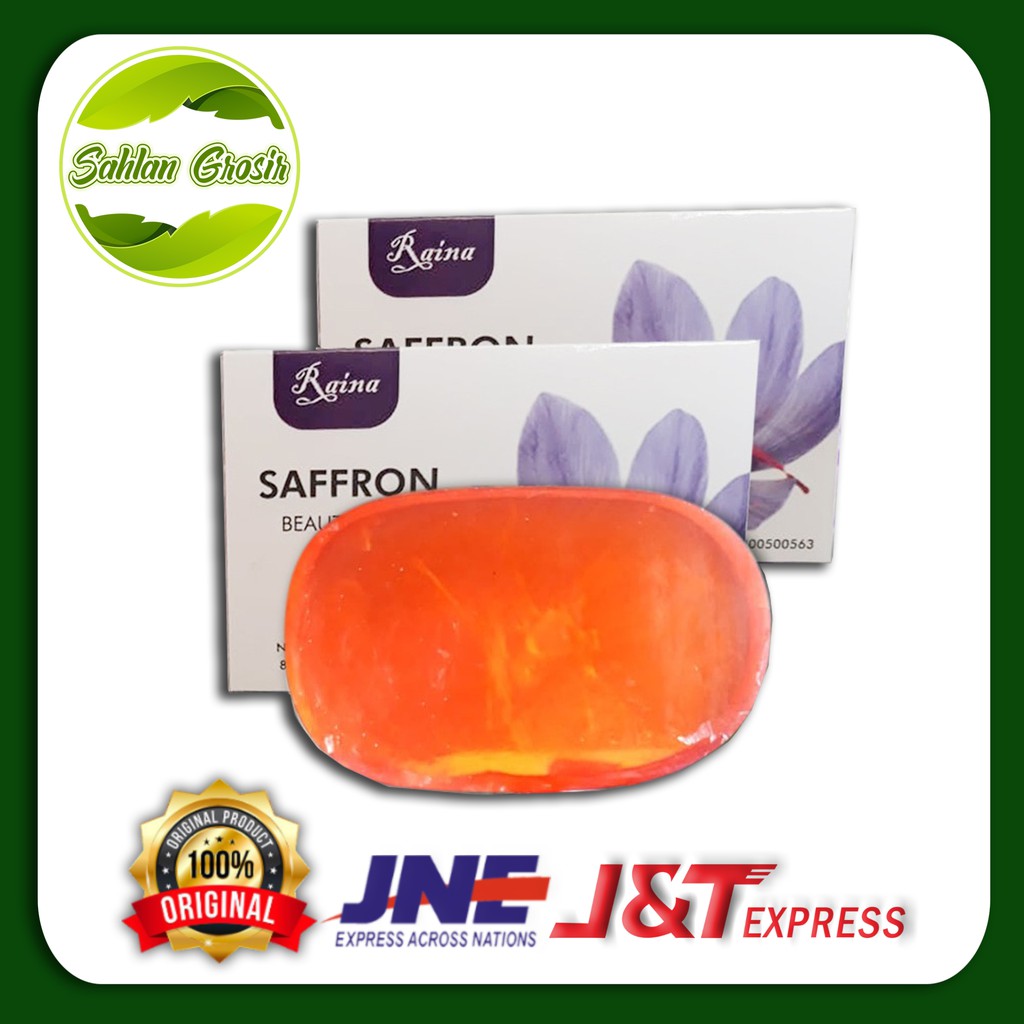 RAINA SAFFRON BEAUTY SOAP / SABUN SAFFRON / SABUN SAFRON / SABUN SAFFRON RAINA / SABUN SAFFRON RAINA