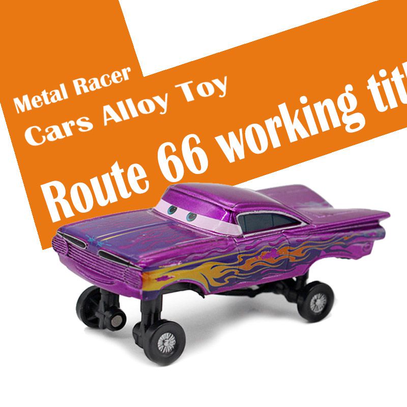 Cars Toy Racer Purple Tall Raymond Alloy Children'S Car Model Collection Gifts