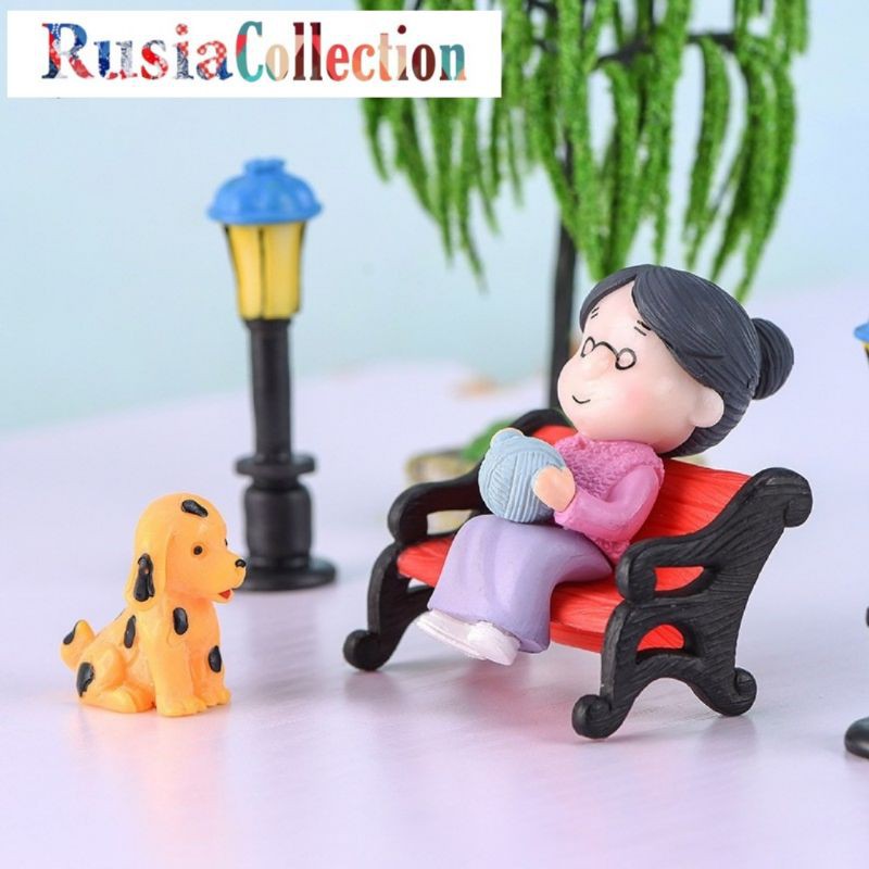 MINIATUR COUPLE NATAL WEDDING MERRY CHRISTMAS MINIATUR PASANGAN MINIATUR RESIN BONEKA KING QUEEN