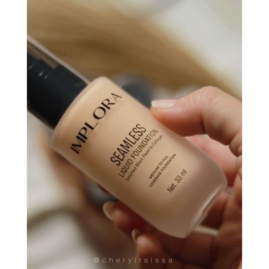 ✨LACIKOSME✨ IMPLORA SEAMLESS LIQUID FOUNDATION - FOUNDATION ORIGINAL BPOM