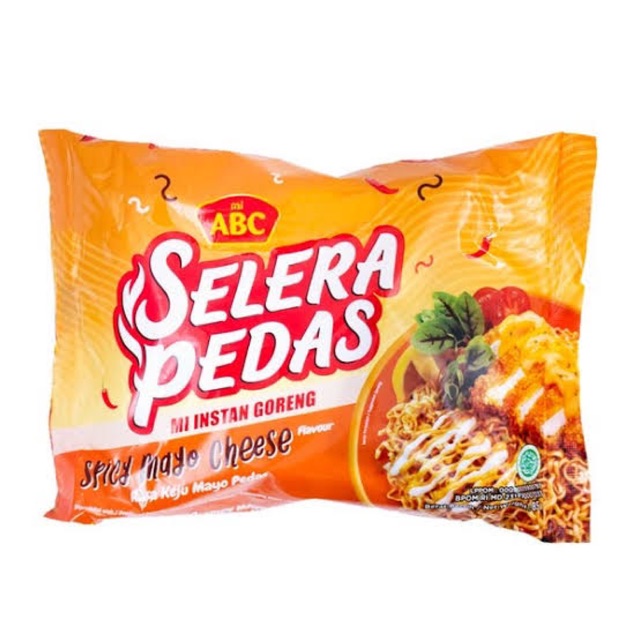 [HALAL] ABC Selera Pedas Mi Instan Spicy Mayo Cheese 80gr Rasa Keju