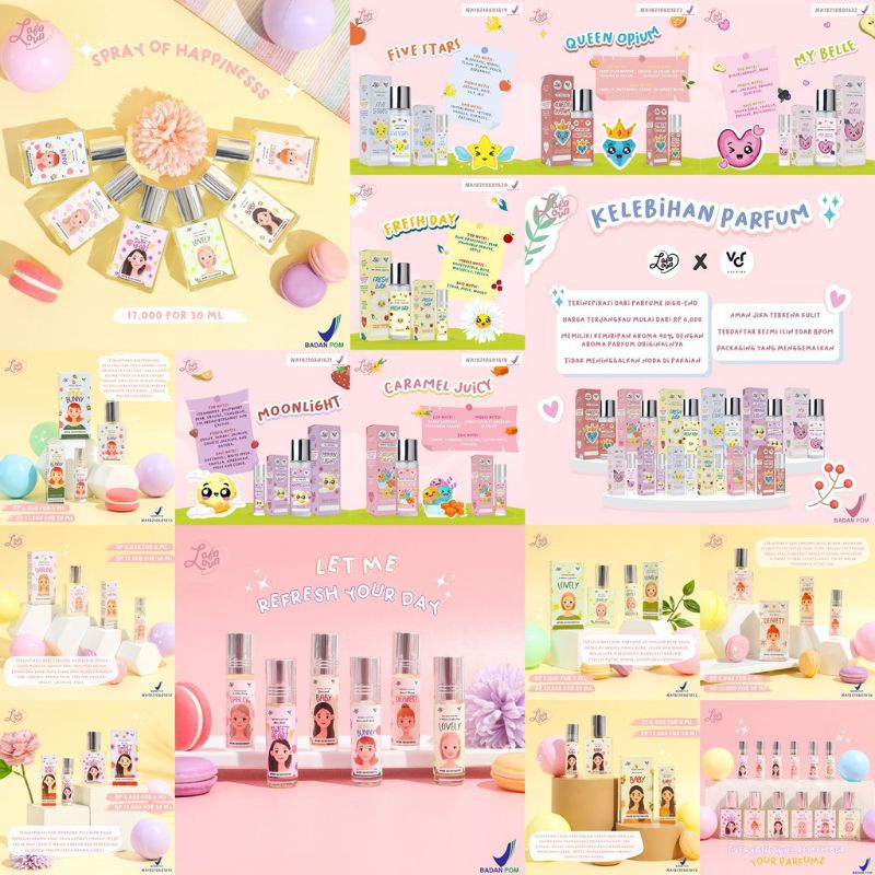 (BPOM) LAFALOVA Parfum Roll On 6ml - Inspired Parfume Lafalova x Vichira Roll On