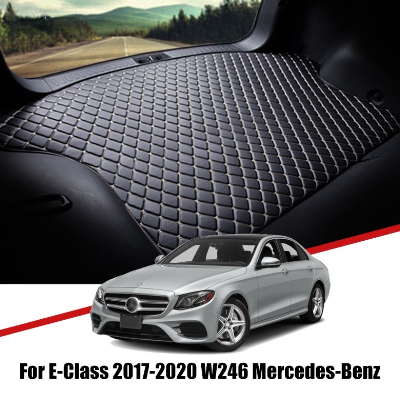 Pad Cover Bagasi Mobil Bahan Kulit Untuk Mercedes Benz W213 W246 E Class 2017-2020