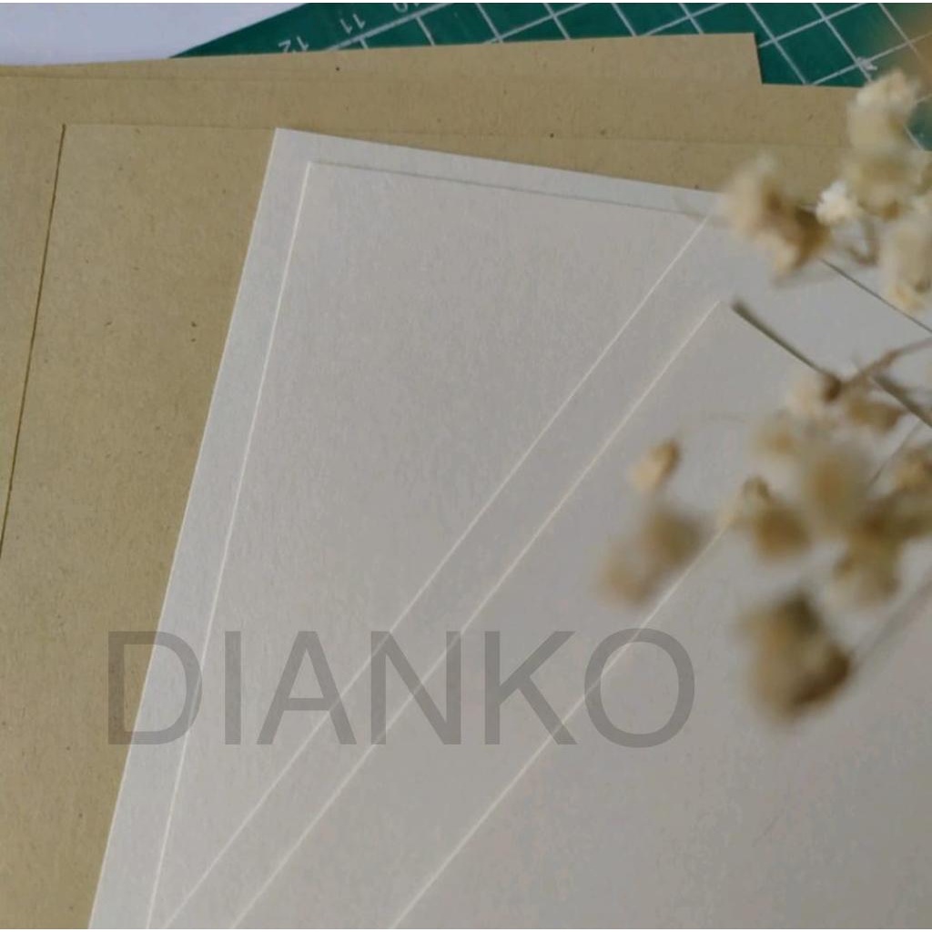 

Kertas Bookpaper A6 10 lembar kertas imperial putih gading cream