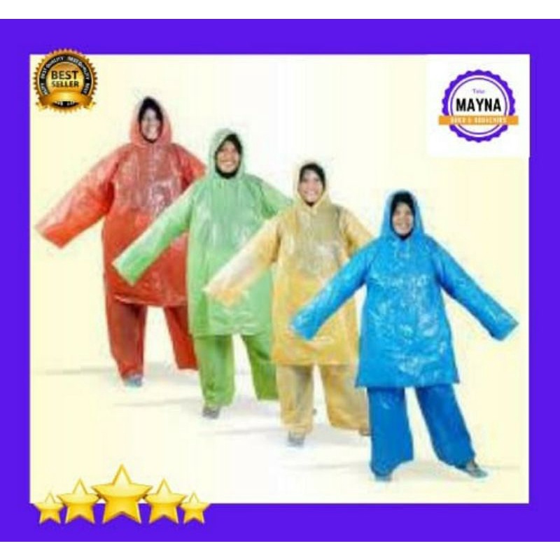 setelan mantel hujan plastik Hoodie baju celana