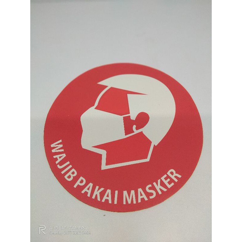 Jual Stiker Wajib Pakai Masker | Shopee Indonesia