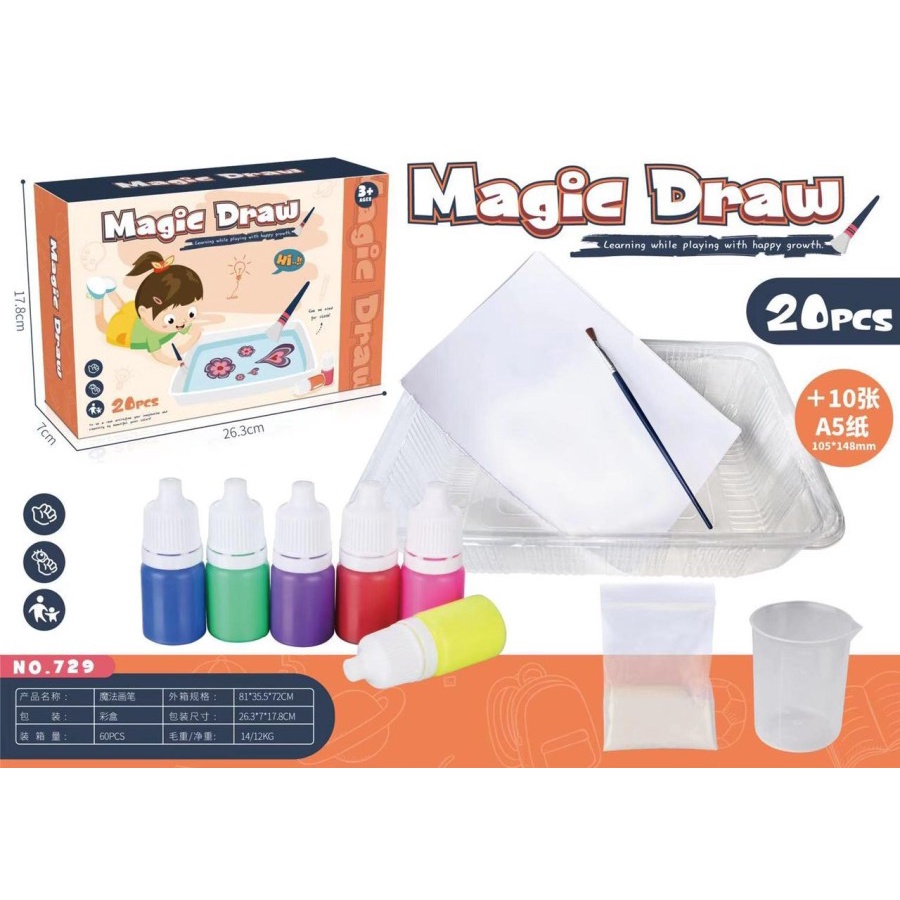 Mainan Anak Import Magic Draw - DIY Floating Water Painting