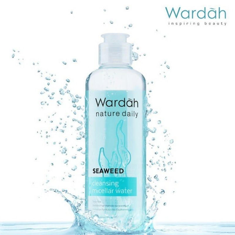 WARDAH Nature Daily Seaweed Cleansing Micellar Water (Kemasan Baru)