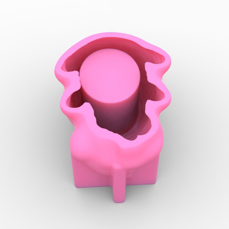 Siy Cetakan Sabun Handmade Diy Bentuk Pot Bungahewan Bahan Silikon