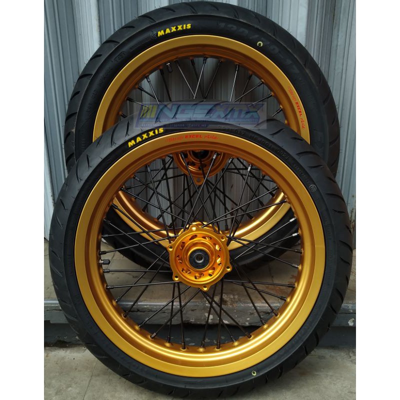 BAN SET KLX150 MAXXIS VELG EXCEL TAKASAGO ASIA 300-350
