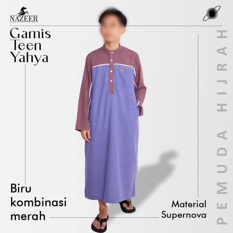 Koko Gamis Yahya Teen Muslim Pria Ikhwan NAZEER