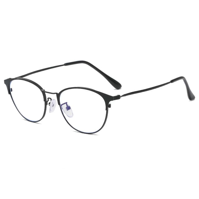2 In 1 Kacamata Lensa Anti Radiasi Wanita Pria Kacamata Bingkai Titanium Perubahan Warna Photochromic AFM