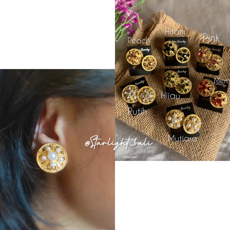 Anting Alpaka model Tedung seri 02