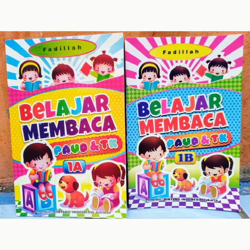BUKU BELAJAR MEMBACA PAUD TK 1A & 1B