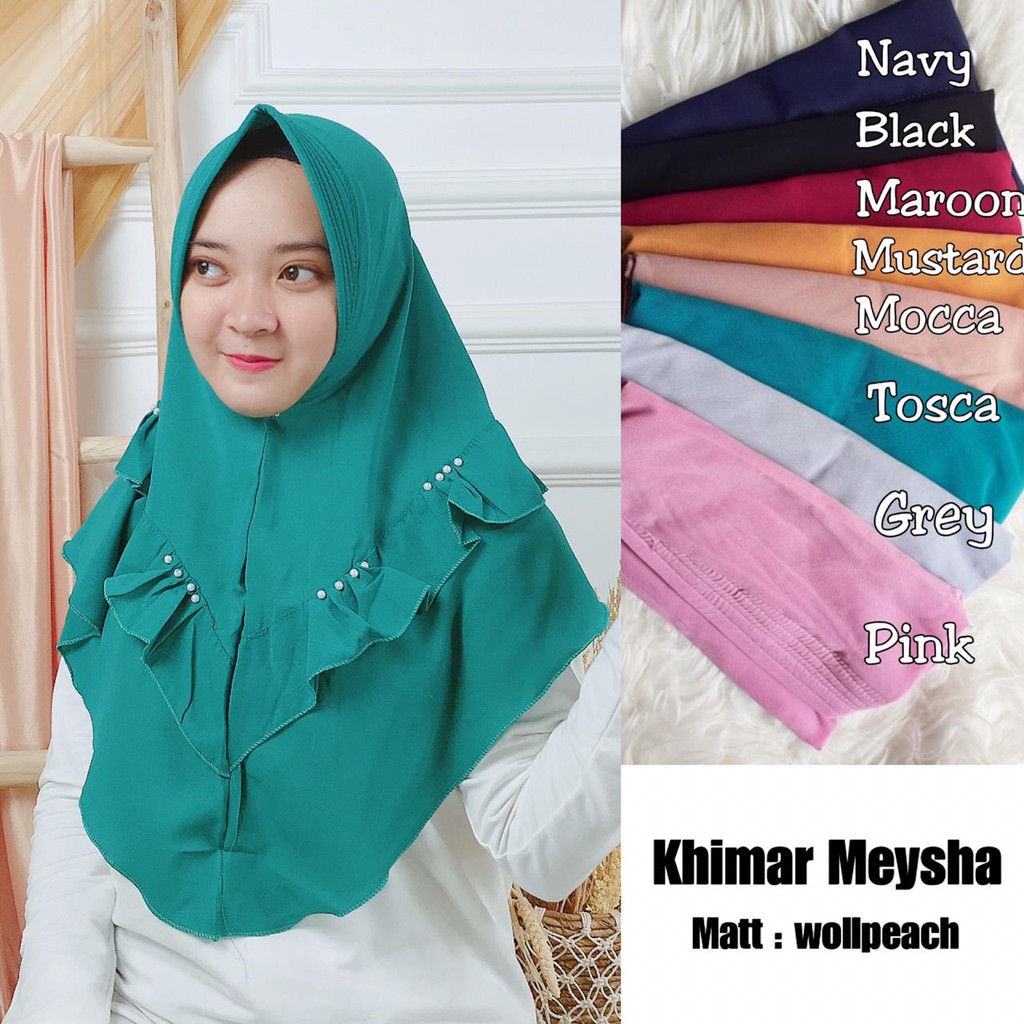 Hijab Jilbab Khimar Meysha Mutiara /J-24-1