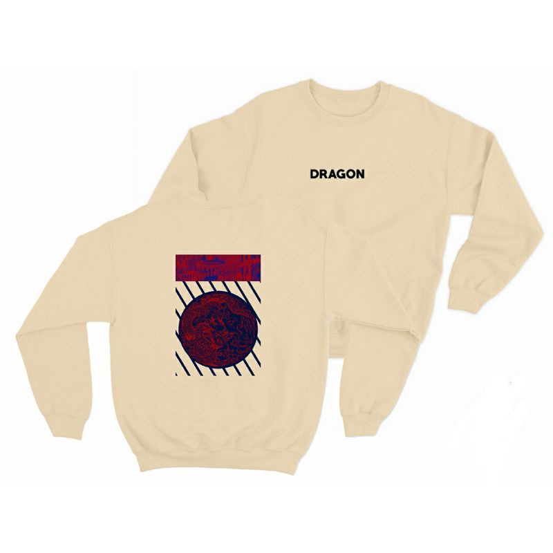 SWEATER CREWNECK PRIA WANITA (DRAGON)